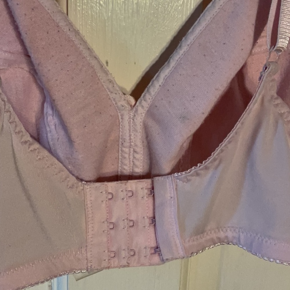 Women’s Delta Burke 38C Pink Embroidered Bra - Picture 4 of 8
